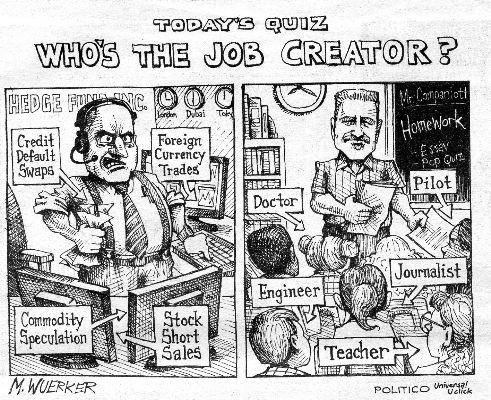 who creates jobs?